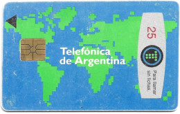 Phonecard - Argentina, Telefónica, World, N°1062 - Argentinië