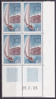 FR6743- FRANCE – PLATE BLOCKS – 1965 – AIX-LES-BAINS – Y&T # 1437 MNH - 1960-1969