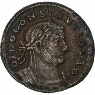 Divus Constantius Chlorus, Follis, 307-310, Londres, Bronze, TTB, RIC:110 - Die Tetrarchie Und Konstantin Der Große (284 / 307)