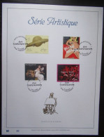 2938/41 'Série Artistique' - Luxe Kunstblad Genummerd - Commemorative Documents