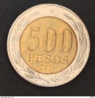 Chile Coin Moeda Chile 2015 500 Pesos 1 - Chile