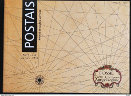 Magazine Stamps Revista Postais Year 3 Vol 4 2015 - Otros & Sin Clasificación