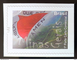 C 3410 Brazil Depersonalized Stamp Flag Of Minas Gerais 2015 Autoadhesive - Personalisiert