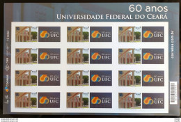 C 3411 Brazil Personalized Stamp Ceara Federal University Education 2015 Sheet - Personalized Stamps