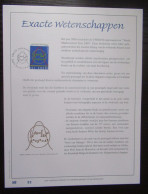 2890 'Exacte Wetenschappen' - Luxe Kunstblad Genummerd - Commemorative Documents