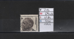 PRIX FIXE Obl 797  YT 894A  MIC 1284 SCO 12666 GIB Franklin Roosevelt 1966  58A/11 - Gebruikt