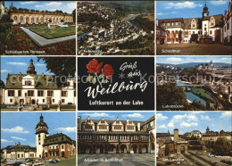 72568249 Weilburg Schlosshof Und Garten Lahnbruecke Landtor  Weilburg Lahn - Weilburg