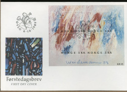 NORVEGIA - NORGE - FDC 1989 - FDC