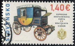 Slovaquie 2023 Oblitéré Used Service De Diligence Express Bratislava Vienne Y&T SK 881 SU - Used Stamps