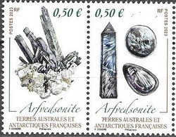 FRENCH ANTARCTIC, TAAF, 2023, MNH, MINERALS, 2v - Minerals