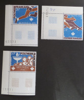 French Polinesie 1976   Mi#219 -221     Postfrisch **  MNH  #6437 - Nuovi