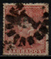 BARBADE 1861 O - Barbades (...-1966)