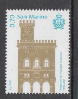 2021 San Marino Restoration Of The Palazzo Publico Complete Set Of 1 MNH @ BELOW FACE VALUE - Unused Stamps