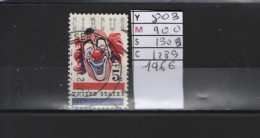 PRIX FIXE Obl  803 YT 900 MIC 1309 SCO 1289 GIB Clown Journée Du Cirque 1966 58A/11 - Usati