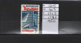 PRIX FIXE Obl 805 YT 903 MIC 1312 SCO 1292 GIB The Bill Of Rights 1966 58A/11 - Usati