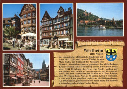 72566733 Wertheim Main Hahnsches Haus Engelsbrunnen Burg Marktplatz Wertheim - Wertheim