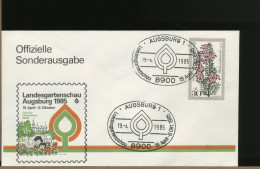 GERMANY - DEUTSCHE - FDC 1985    AUGSBURG - 1981-1990