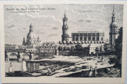 Dresden - Ansicht Nach Westen (nach Einem Stich Von C.G. Nestler 1779) - Döbeln