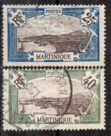 Martinique Timbres-poste N°68 & 71 Oblitérés TB Cote : 2€25 - Used Stamps