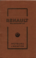 RENAULT MOTEURS  AVIATION - Vliegtuig