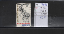 PRIX FIXE Obl 808 YT 906 MIC 1315 SCO 1295 GIB Marine Corps Réserve 1966 58A/11 - Usati