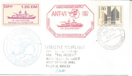 ANTARTICA ANTARCTIC ALEMANIA 1987 POLARSTERN HELICOPTERO - Expéditions Antarctiques