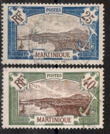 Martinique Timbres-poste N°68 & 71 Oblitérés TB Cote : 2€25 - Gebruikt