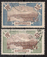 Martinique Timbres-poste N°68 & 71 Oblitérés TB Cote : 2€25 - Usados