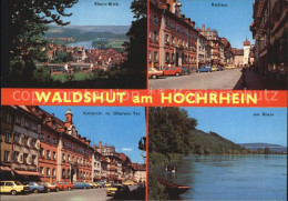 72566108 Waldshut-Tiengen Rheinblick Rathaus Kaiserstrasse Rheinpartie Waldshut  - Waldshut-Tiengen