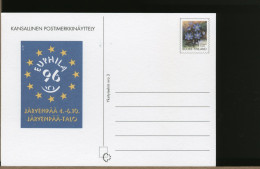 SUOMI FINLAND - CARTOLINA INTERO POSTALE  -   POSTKORT   EUPHILA 1996 - Entiers Postaux