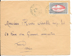 Lettre  Guadeloupe Sainte Rose 1938 - Cartas & Documentos