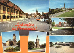 72565984 Lichtenfels Bayern Strassenpartie Kirchen Park Stadtplatz Lichtenfels - Lichtenfels