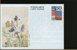 LIECHTENSTEIN - Cartolina Intero Postale - POSTKARTE - IRIS - Entiers Postaux
