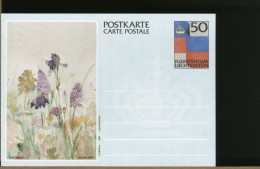 LIECHTENSTEIN - Cartolina Intero Postale - POSTKARTE - IRIS - Enteros Postales