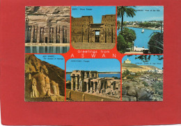 EGYPTE----ASSOUAN---Greetings From ASWAN--Multi-vues--voir 2 Scans - Assouan