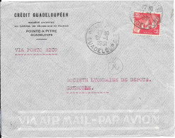 Lettre  Guadeloupe Pointe à Pitre 1951 - Briefe U. Dokumente