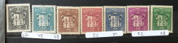 Andorre Neuf Série 47 à 60, Sauf 56 : 47**  48*  49** 50*  51*  52**  53*  54*  55*  57**  58**  59**  60** (armoiries) - Unused Stamps