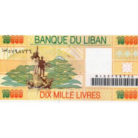 LIBAN - PICK 76 - 10.000 LIVRES 1998 - Lebanon