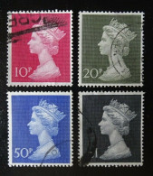Großbritannien / GB 549-551 Und 611 , StTdr , Elisabeth II , Gestempelt - Usati
