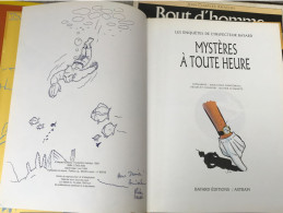 Les Enquêtes De L'inspecteur Bayard  3 Mystères à Toute Heure EO DEDICACE BE Bayard 06/1994 Fonteneau Schwartz (BI3) - Widmungen