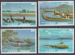 Ethiopie 1972 Scott 613-16 NH * Artisanat Fluvial éthiopien   (K14) - Etiopia