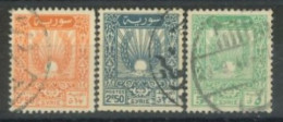 SYRIA - 1946/47, EAR OF WHEAT STAMPS SET OF 3, SG # 420, & 422/23, USED. - Syrie