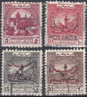 Jordanie 1953 Mi 279-282 Timbres De Bienfaisance Obligatoires Surcharge Postage    (K14) - Jordan