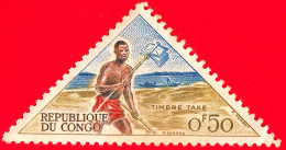 CONGO Repubblica - Usato - 1961 - Postini | Servizi Postali - Corridore Della Posta - 0.50 - Afgestempeld