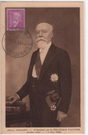 Carte Maximum Avec N°292 Paul Doumer Oblitéré  1er Jour  Paris 11/12/33  Cote Yvert  390E - 1930-1939