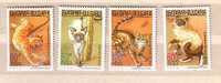 1998 CATS 4v.-MNH  BULGARIA / Bulgarie - Neufs