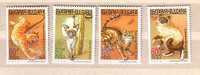 1998 CATS 4v.-MNH  BULGARIA / Bulgarie - Ongebruikt