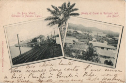 LA BOCA -- Multivues ; Entrance To Panama Canal And Mouth Of Canal & Railroad Jard - Panama