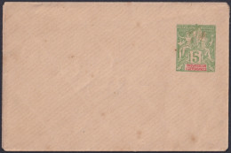 F-EX48602 MADAGASCAR FRANCE 5c POSTAL STATIONERY UNUSED.  - Autres & Non Classés