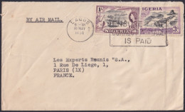 F-EX48608 NIGERIA 1958 TIMBER TRADITIONAL CANOES SHIP TO FRANCE.  - Nigeria (1961-...)